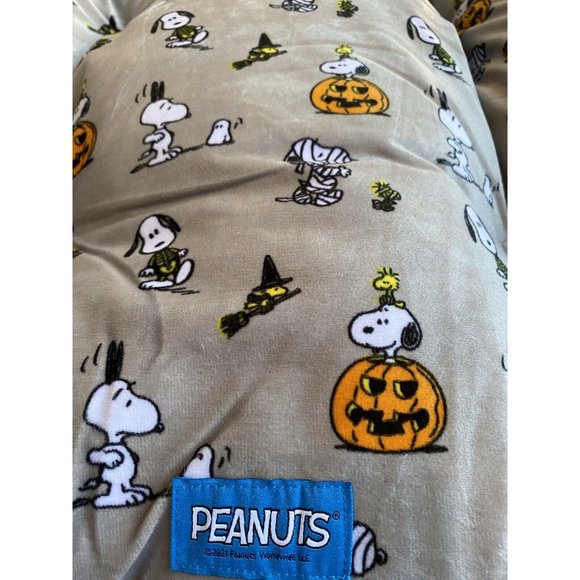 PEANUTS SNOOPY & WOODSTOCK HALLOWEEN Dog PET BED - Picture 7 of 9